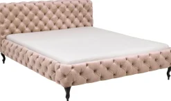 KARE Design Bed Desire Fluweel Ecru 180x200cm Shop