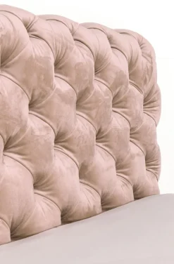 KARE Design Bed Desire Fluweel Ecru 180x200cm Shop
