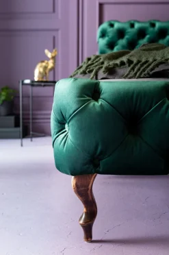 KARE Design Bed Desire Fluweel Groen 180x200cm Best Sale