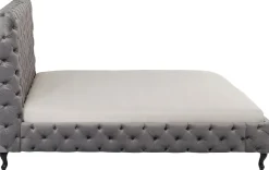 KARE Design Bed Desire Hoog Zilvergrijs 180x200cm Cheap