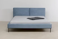 KARE Design Bed East Side Cord Blue 160x200cm Store