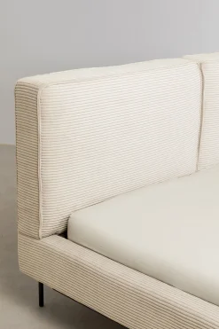 KARE Design Bed East Side Cord Creme 160x200cm Online