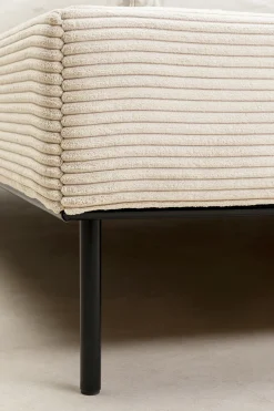 KARE Design Bed East Side Cord Creme 160x200cm Online
