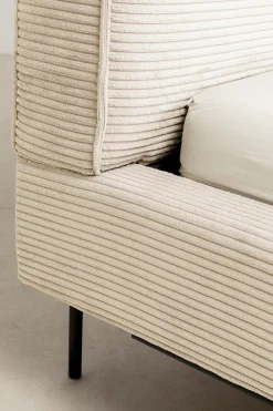 KARE Design Bed East Side Cord Creme 160x200cm Online