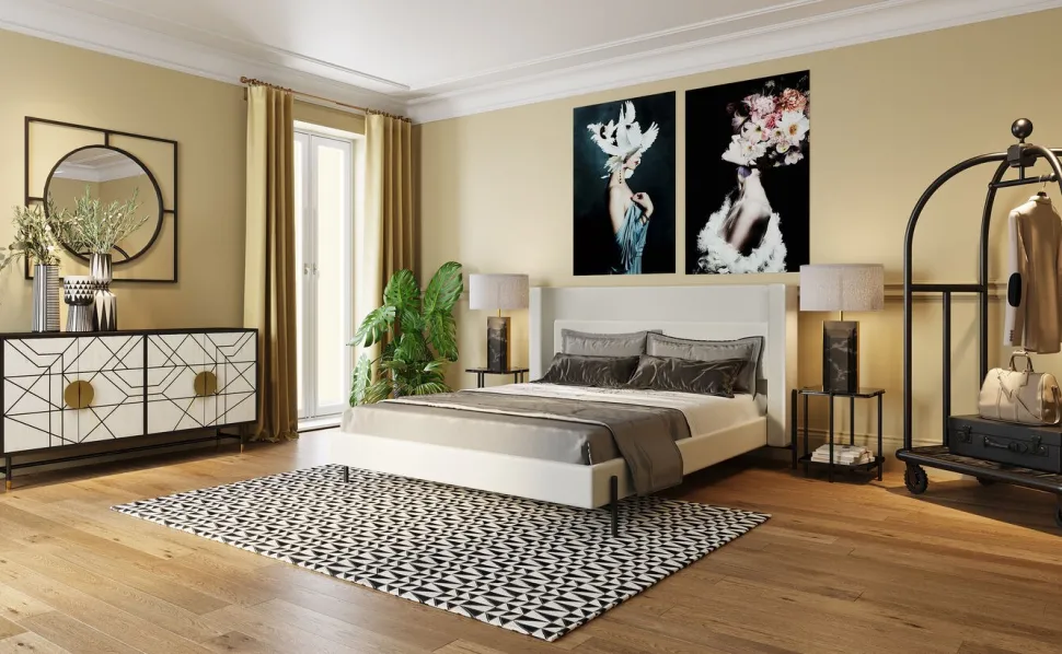 KARE Design Bed Tivoli Ecru 160x200cm Sale