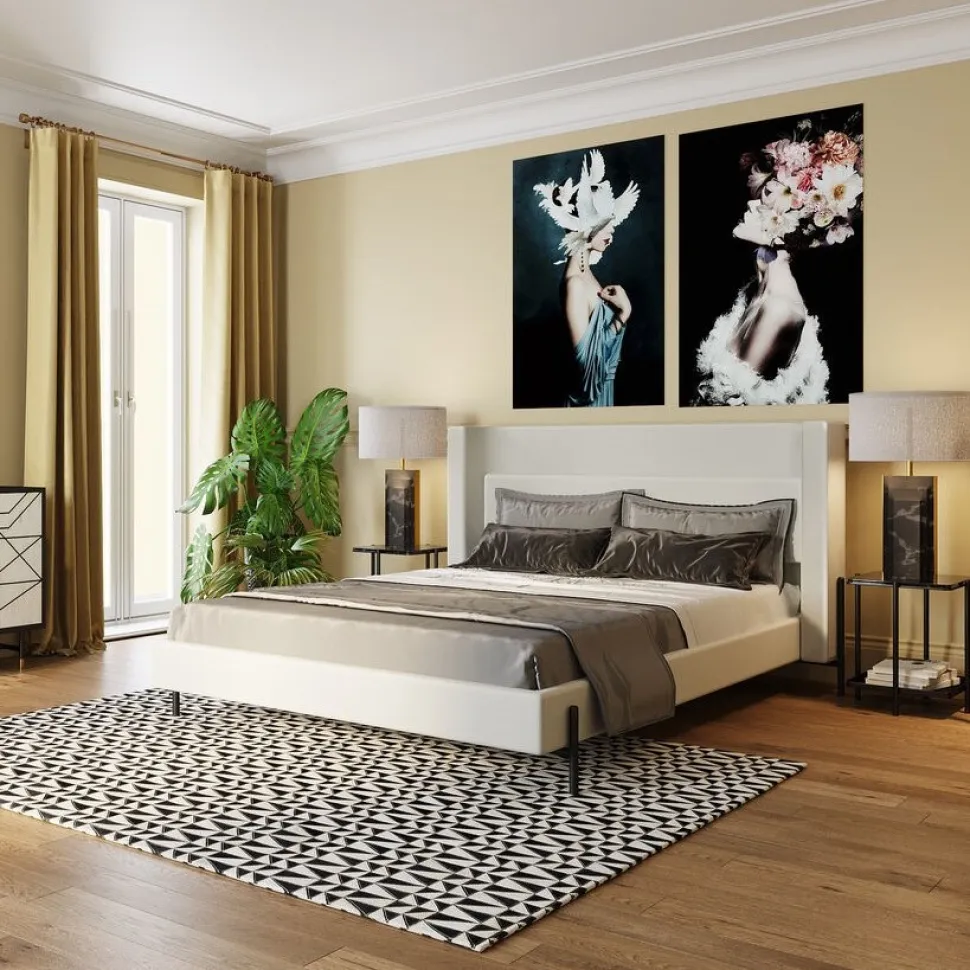 KARE Design Bed Tivoli Ecru 160x200cm Sale