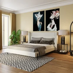 KARE Design Bed Tivoli Ecru 180x200cm Online