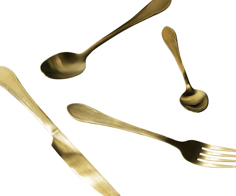 KARE Design Bestek Cucina Gold Matt (16/part) Clearance