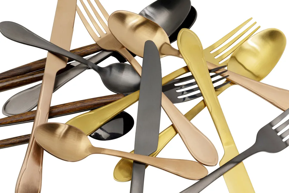 KARE Design Bestek Cucina Gold Matt (16/part) Clearance