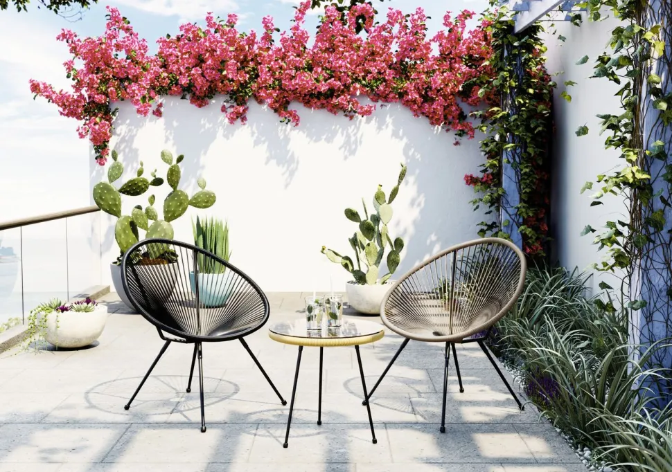 KARE Design Bijzettafel Acapulco Natuur Fashion