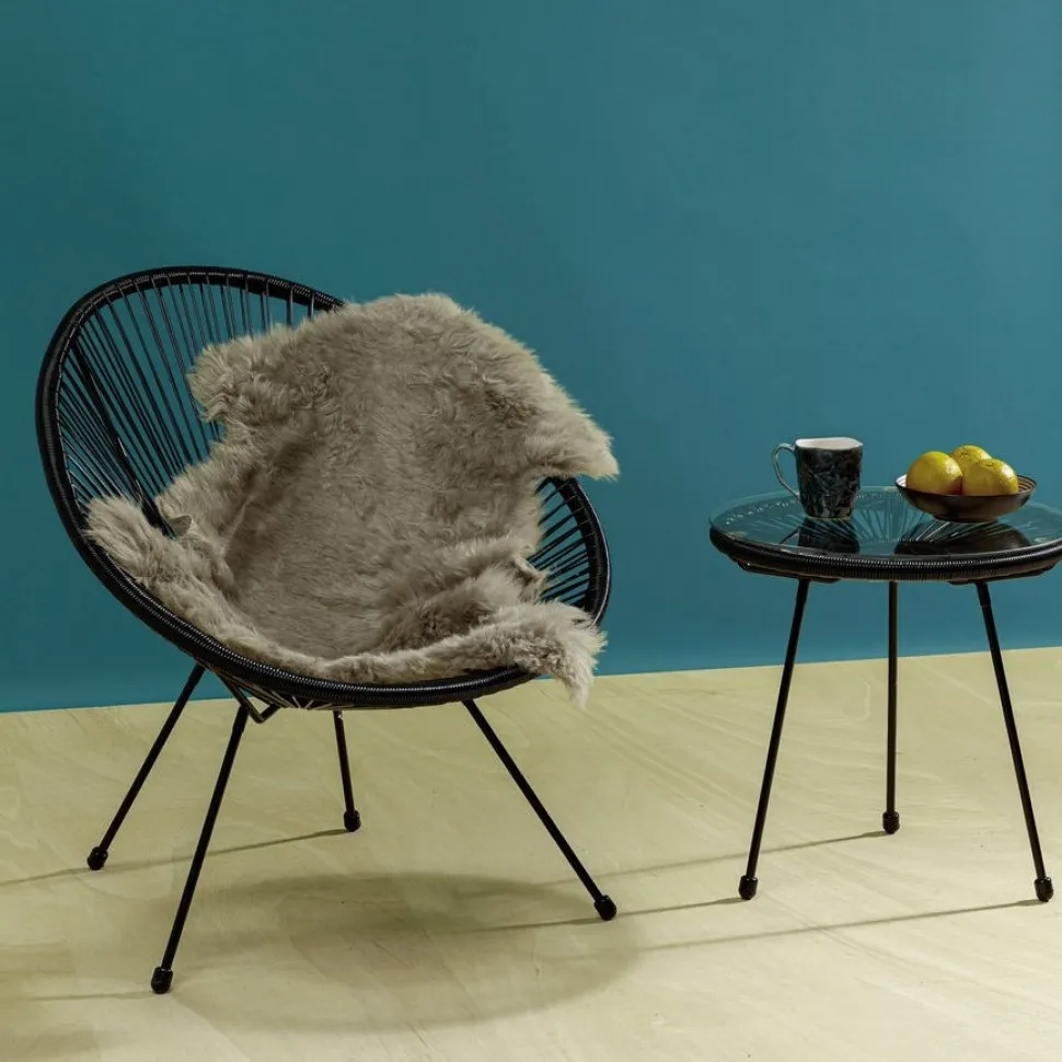 KARE Design Bijzettafel Acapulco Zwart Hot