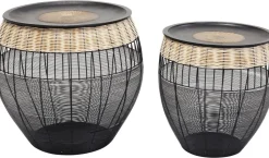 KARE Design Bijzettafel African Drums (2-delig) Discount