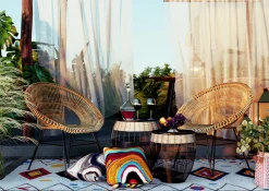 KARE Design Bijzettafel African Drums (2-delig) Discount