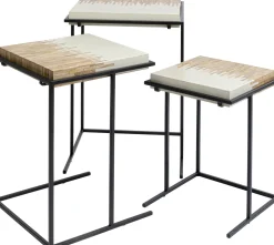 KARE Design Bijzettafel Bora Bora (3/set) New