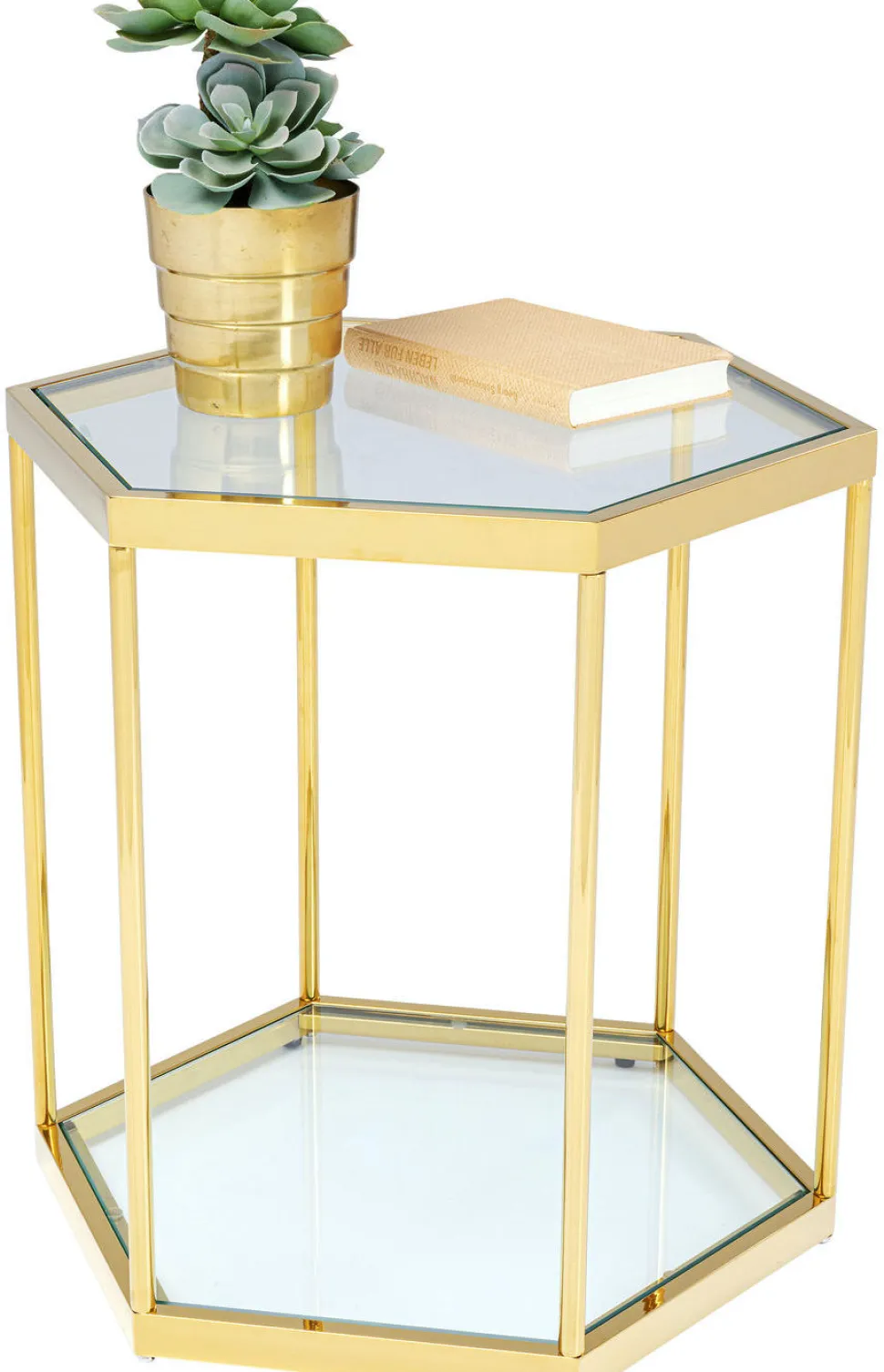 KARE Design Bijzettafel Comb Goud 55cm Best