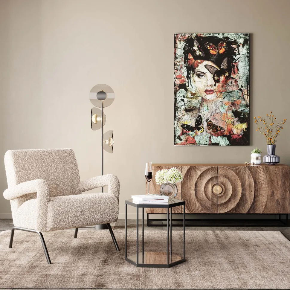 KARE Design Bijzettafel Comb Zwart 55cm Cheap