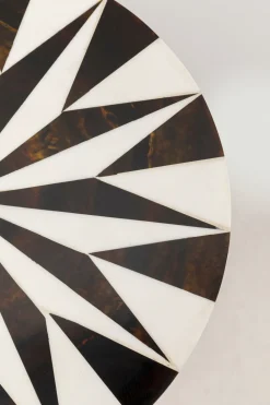 KARE Design Bijzettafel Domero Star Brown White Ø25cm Hot