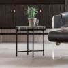 KARE Design Bijzettafel Iceline Black 43x33cm Outlet