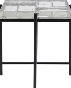 KARE Design Bijzettafel Iceline Black 43x33cm Outlet