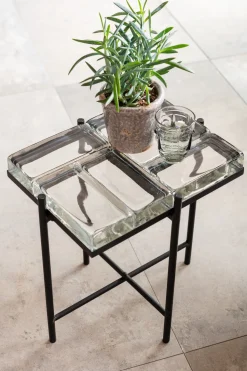 KARE Design Bijzettafel Iceline Black 43x33cm Outlet
