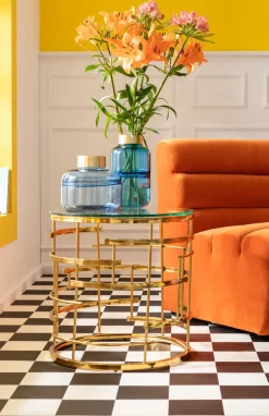 KARE Design Bijzettafel Jupiter Goud Ø55cm Outlet