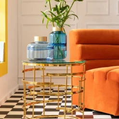 KARE Design Bijzettafel Jupiter Goud Ø55cm Outlet
