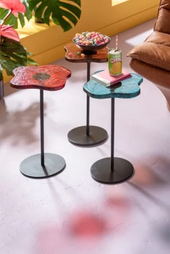 KARE Design Bijzettafel Lava Orange 30cm Shop