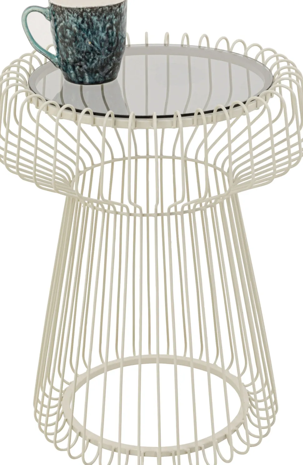 KARE Design Bijzettafel Lisboa Wit 38cm Hot