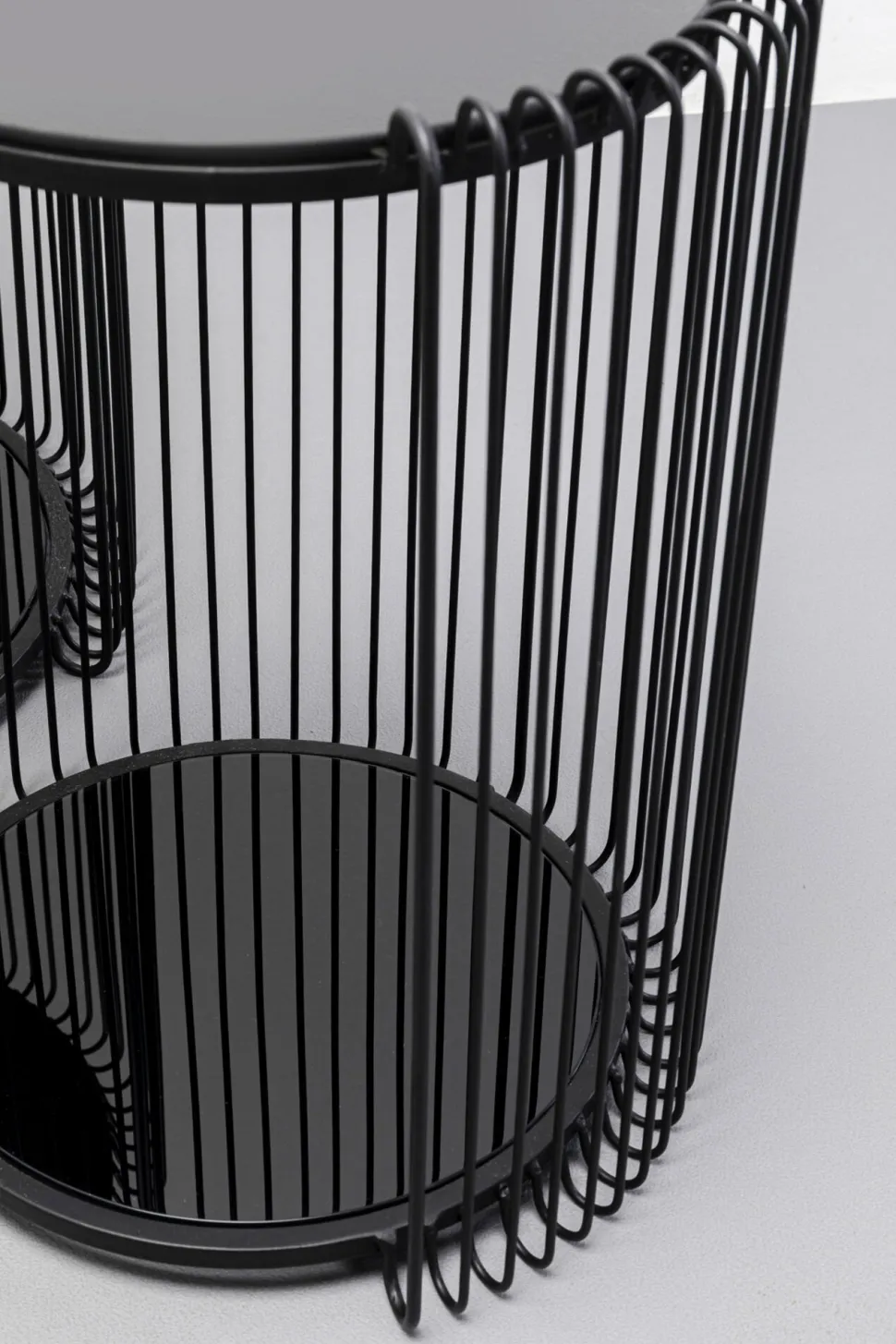 KARE Design Bijzettafel Wire Double Black Set Van 2 Cheap