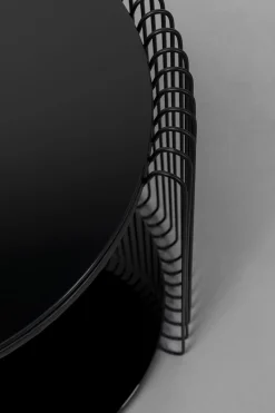 KARE Design Bijzettafel Wire Double Black Set Van 2 Cheap