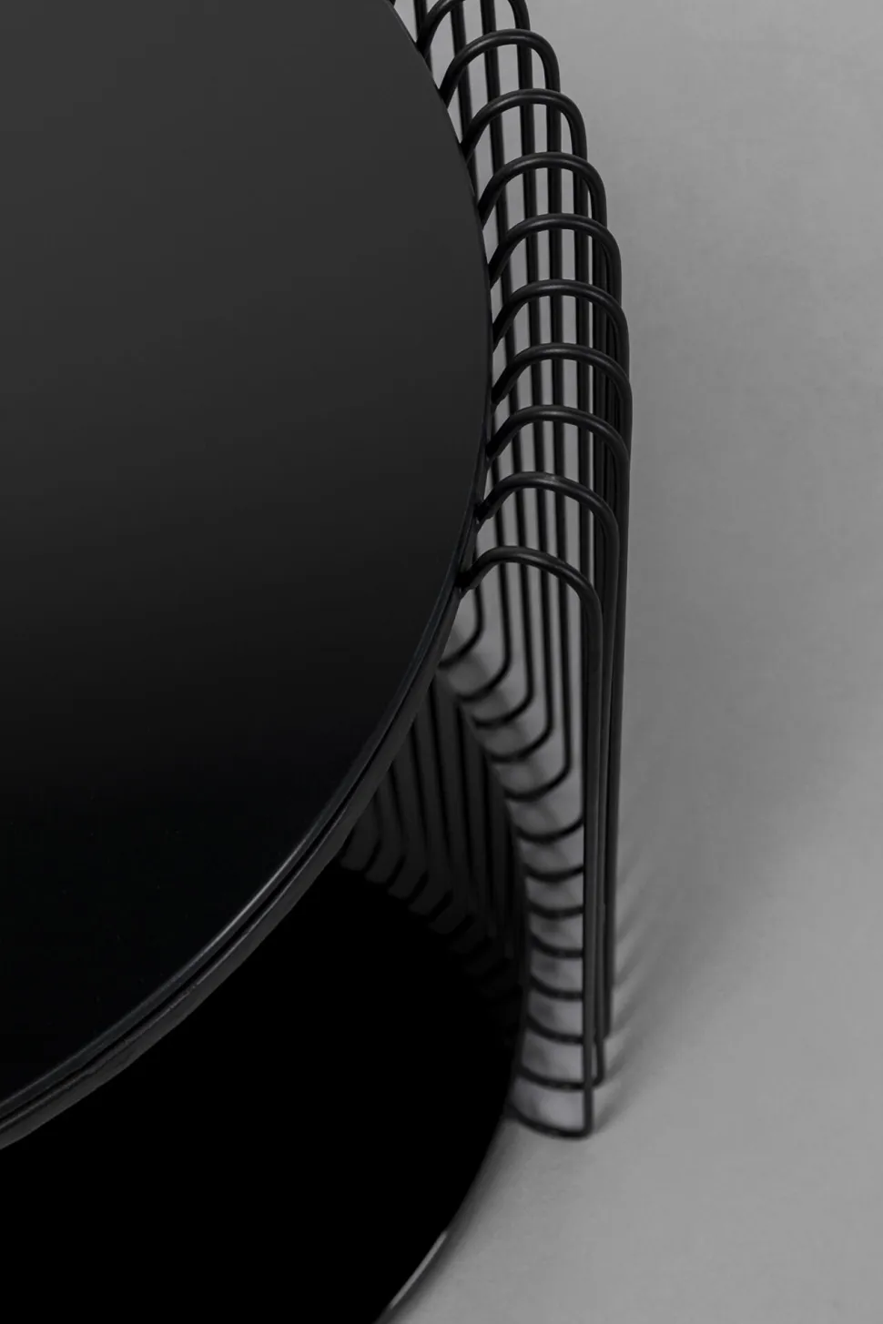 KARE Design Bijzettafel Wire Double Black Set Van 2 Cheap