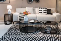 KARE Design Bijzettafel Wire Double Black Set Van 2 Cheap