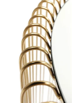 KARE Design Bijzettafel Wire Messing (2-delig) Ø44cm Clearance