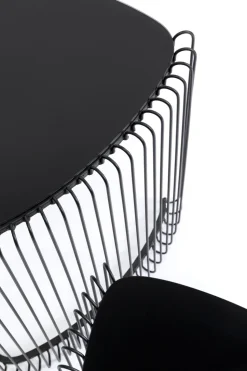 KARE Design Bijzettafel Wire Triangle Black (Set Van 2) Cheap