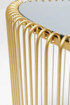 KARE Design Bijzettafel Wire Triangle Gold (Set Van 2) New