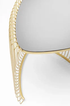 KARE Design Bijzettafel Wire Triangle Gold (Set Van 2) New