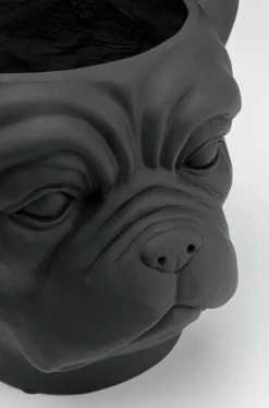 KARE Design Bloempot Bulldog Zwart New