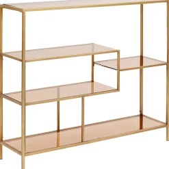 KARE Design Boekenkast Loft Goud 100x115cm Flash Sale
