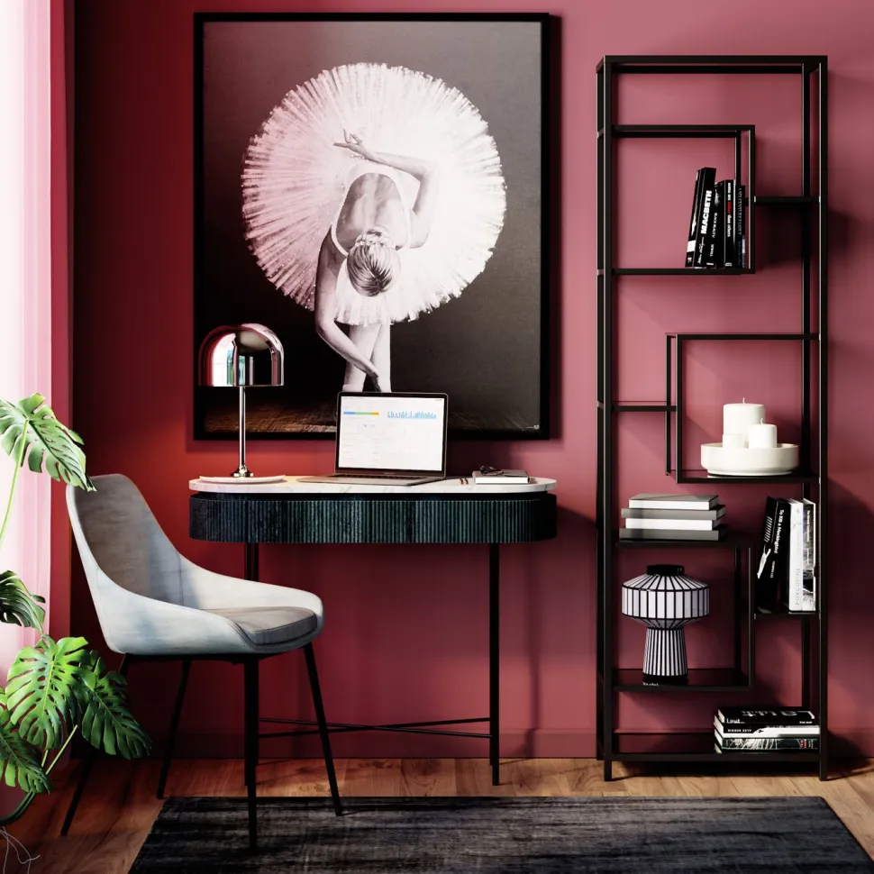 KARE Design Boekenkast Loft Zwart 195x60cm Best Sale
