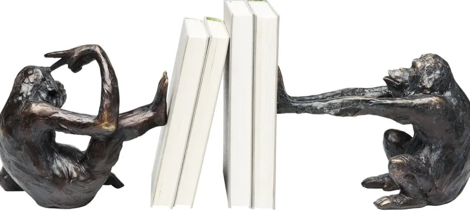 KARE Design Boekensteun Aap (2-delig) Clearance