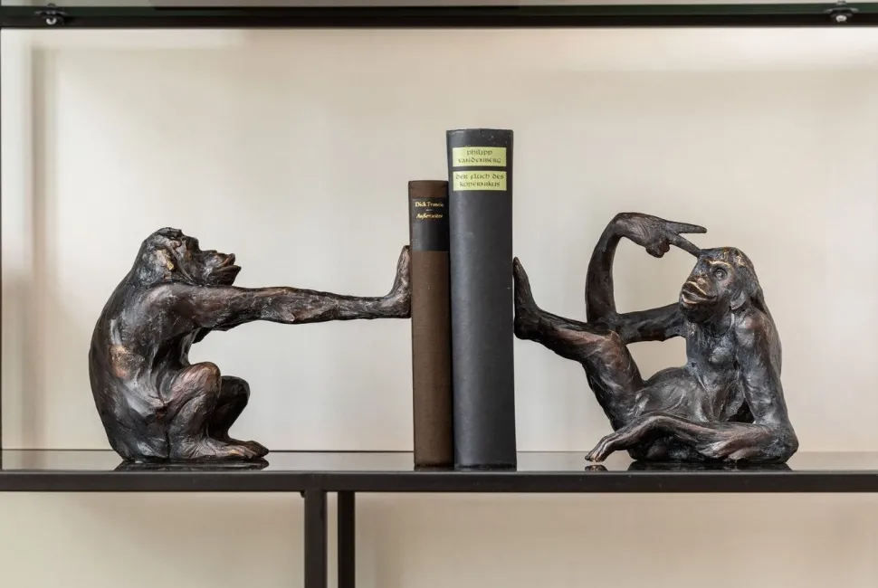 KARE Design Boekensteun Aap (2-delig) Clearance