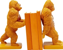 KARE Design Boekensteun Gorilla Oranje (2-delig) New