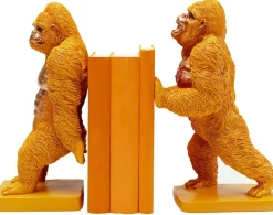 KARE Design Boekensteun Gorilla Oranje (2-delig) New
