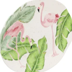KARE Design Bord Flamingo Holidays Oval 40cm Shop