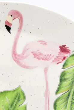 KARE Design Bord Flamingo Holidays Oval 40cm Shop
