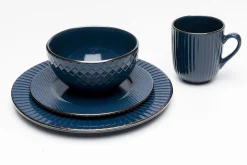 KARE Design Bord Muse Blue Ø27cm Store