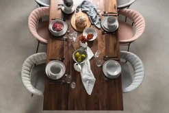 KARE Design Bord Organic Grey Ø26cm Clearance