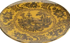 KARE Design Bord Sakura Geel Ø27cm Clearance