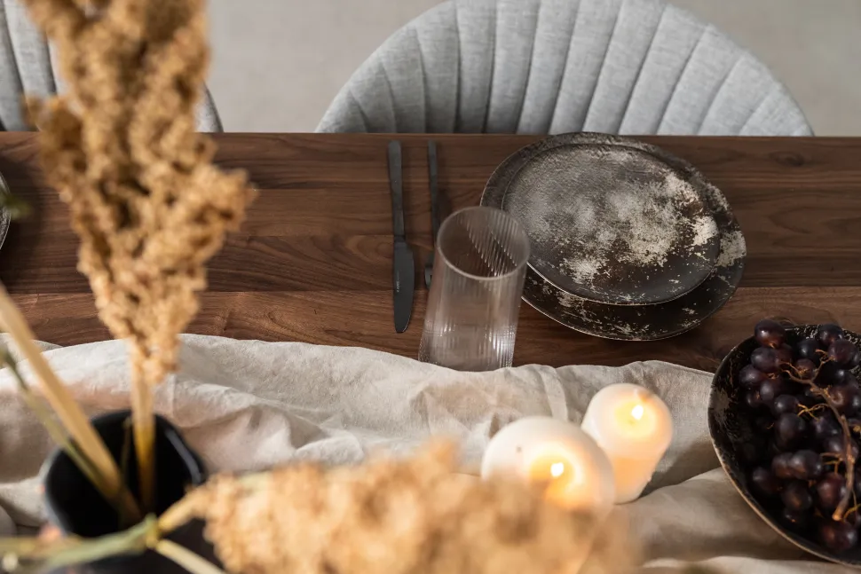 KARE Design Bord Savannah Brown/Grey Matt Ø26cm Cheap