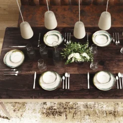 KARE Design Bord Tief Laguna Blauw Ø20cm Sale